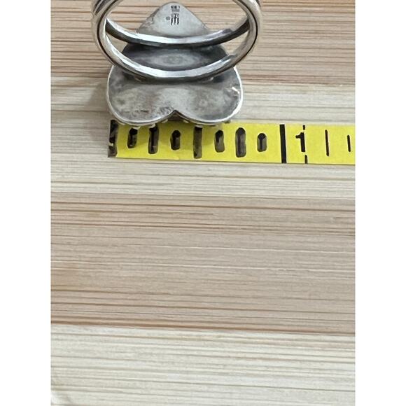 Retire, HTF James Avery Sculpted Hearts and Tulips Purple Doublet ring sz. 9￼ - Picture 11 of 11